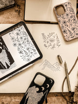 Black Moonlight Peaks iPhone 12/ iPhone 12 Pro Case