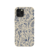 London Fog Indigo Bouquet iPhone 12 Pro Max Case