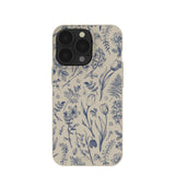London Fog Indigo Bouquet iPhone 13 Pro Case