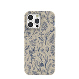 London Fog Indigo Bouquet iPhone 15 Pro Max Case