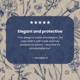 London Fog Indigo Bouquet iPhone 15 Case