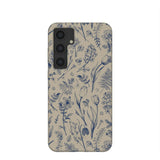 London Fog Indigo Bouquet Samsung Galaxy S24+(Plus) Case