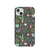 Black Indoor Garden iPhone 14 Plus Case