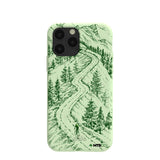 Sage Green Into the Mountains MTBCO iPhone 11 Pro Case