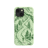 Sage Green Into the Mountains MTBCO iPhone 13 Mini Case