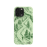 Sage Green Into the Mountains MTBCO iPhone 13 Pro Max Case