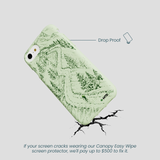 Sage Green Into the Mountains MTBCO iPhone 6/6s/7/8/SE Case