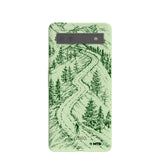 Sage Green Into the Mountains MTBCO Google Pixel 6a Case