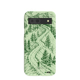 Sage Green Into the Mountains MTBCO Google Pixel 8a Case