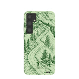 Sage Green Into the Mountains MTBCO Samsung Galaxy S24+(Plus) Case