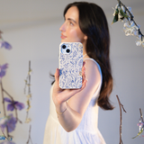 London Fog Indigo Bouquet iPhone 16 Pro Case