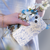London Fog Indigo Bouquet iPhone 16 Pro Case