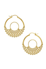 Iris Hoops Gold Small