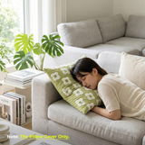 Anypillow Daisy Plush Decorative Cushion Cover – Soft Throw Pillowcase for Sofa & Bed