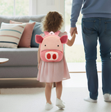Anypack 3D Pink Pig Kids School Backpack Cute Cartoon Animal Style Children Toddler Plush Bag Perfect Accessories For Boys and Girls