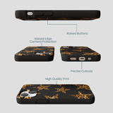 Black Jaguar Stars iPhone 13 Case