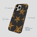 Black Jaguar Stars iPhone 14 Pro Max Case
