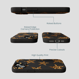 Black Jaguar Stars iPhone 15 Case