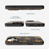 Black Jaguar Stars iPhone 16 Pro Max Case