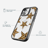 Clear Jaguar Stars iPhone 17 Case With Noir Ridge (MagSafe included)