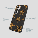 Black Jaguar Stars Samsung Galaxy S24 Case