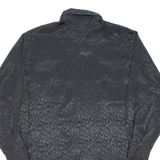 CLASSIC WOMAN Womens Shirt Black Animal Print Long Sleeve UK 12