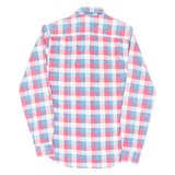 TOPMAN Mens Flannel Shirt Red Check Long Sleeve XS