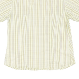 COLUMBIA Womens Shirt Yellow Striped L