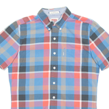 LEVI'S Slim Fit Mens Shirt Blue Check S
