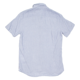 TOMMY HILFIGER Slim Fit Mens Plain Shirt Blue S