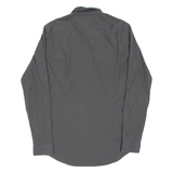 MICHAEL KORS Slim Fit Mens Plain Shirt Grey Long Sleeve M