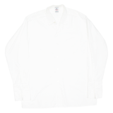 LUTTEURS CHEMISIER Mens Formal Shirt White Long Sleeve XL