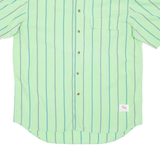 MATINIQUE Mens Shirt Green Striped L