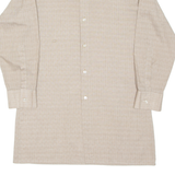 ACKERMANN Mens Shirt Brown Check Long Sleeve M