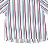 Mens Shirt Red Striped 2XL