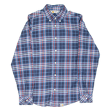 CARHARTT Mens Flannel Shirt Blue Check Long Sleeve XS