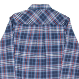 CARHARTT Mens Flannel Shirt Blue Check Long Sleeve XS