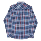 CARHARTT Mens Flannel Shirt Blue Check Long Sleeve XS
