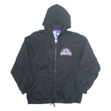 LOGO 7 Colorado Rockies Baseball MLB Mens Jacket Black USA Hooded L