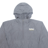 CHAMPION NAU Lumberjacks Pullover Mens Anorak Jacket Grey USA Hooded S