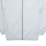 ADIDAS Mens Windbreaker Jacket Grey M