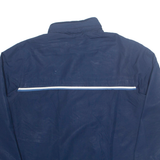 NIKE Mens Windbreaker Jacket Blue Hooded L