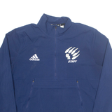 ADIDAS Palmer Ridge Baseball Womens Pullover Jacket Blue USA L