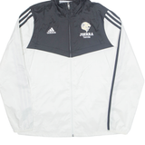 ADIDAS Jserra Tennis Lightweight Womens Jacket White Hooded S