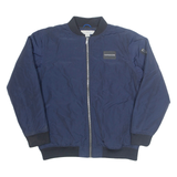 CALVIN KLEIN JEANS Womens Bomber Jacket Blue XL