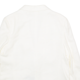 C&A Womens Blazer Jacket White Lace Viscose UK 16
