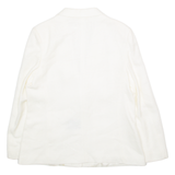 C&A Womens Blazer Jacket White Lace Viscose UK 16