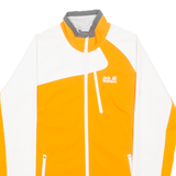 JACK WOLFSKIN Womens Shell Jacket Orange Colourblock UK 16