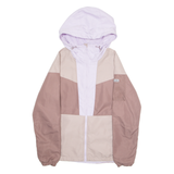 COLUMBIA Womens Wax Jacket Pink Hooded Colourblock M
