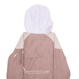 COLUMBIA Womens Wax Jacket Pink Hooded Colourblock M
